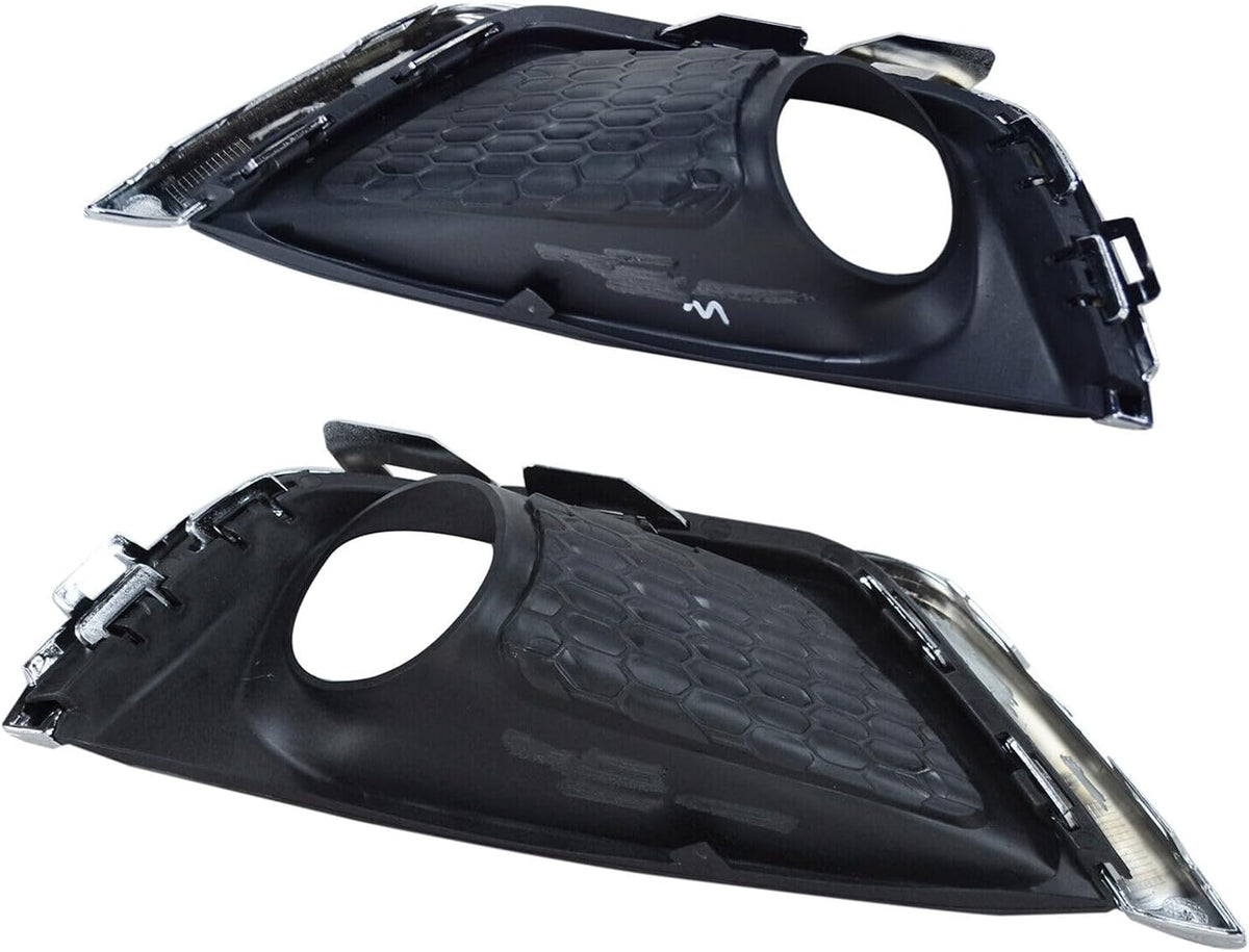 ya 13 9.15 baidi Front bumper fog lamp cover frame chrome decoration one pair for Jeep Compa