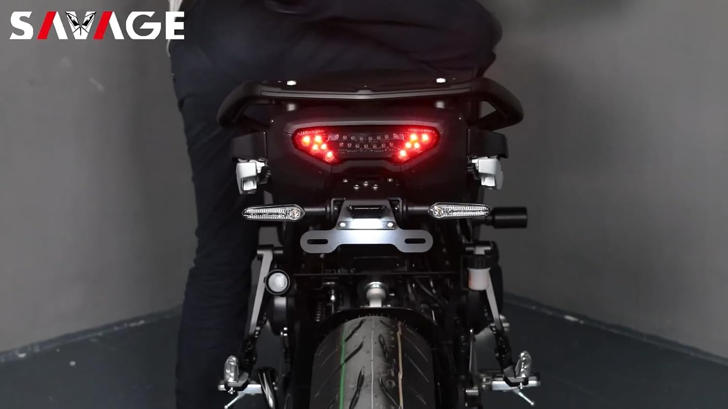 ya 4 8.14 LED Tail Brake Light Turn Signal Flash Indicator for Yamaha MT-09/Tracer MT-10