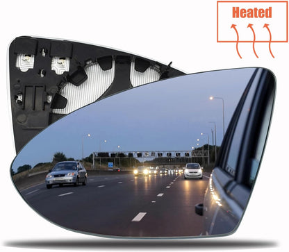 ya 2 8.15 Left Passenger Side Heated Wing Mirror Glass for VW for Golf Mk7 Mk7.5 2013-2018