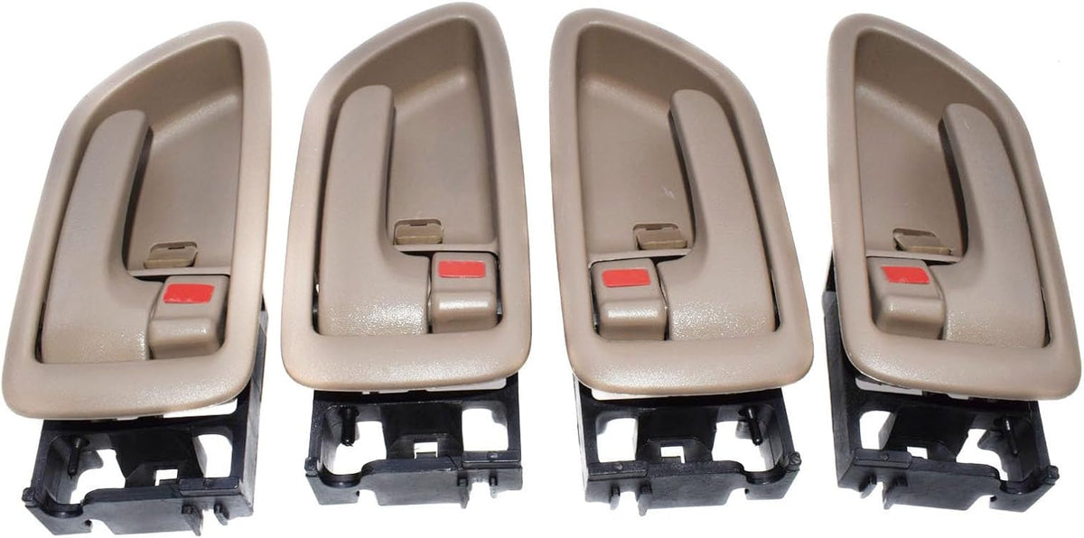 ya 4 8.14 Inside Door Handles Set Front Rear Left Right for Toyota Sequoia Tundra 4Pcs