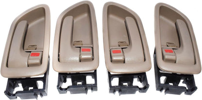 ya 4 8.14 Inside Door Handles Set Front Rear Left Right for Toyota Sequoia Tundra 4Pcs