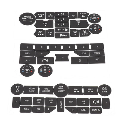 ya 23 10.7 baidi Reduce Light Penetration with Button Repair Decals for for Saab 3rd Gen 95NG 94X