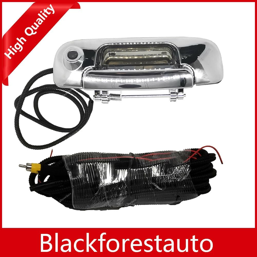 ya 10 9.16 baidi for Dodge for Ram 1500-3500 Chrome Rear Tailgate Handle &Camera&Wiring Harness