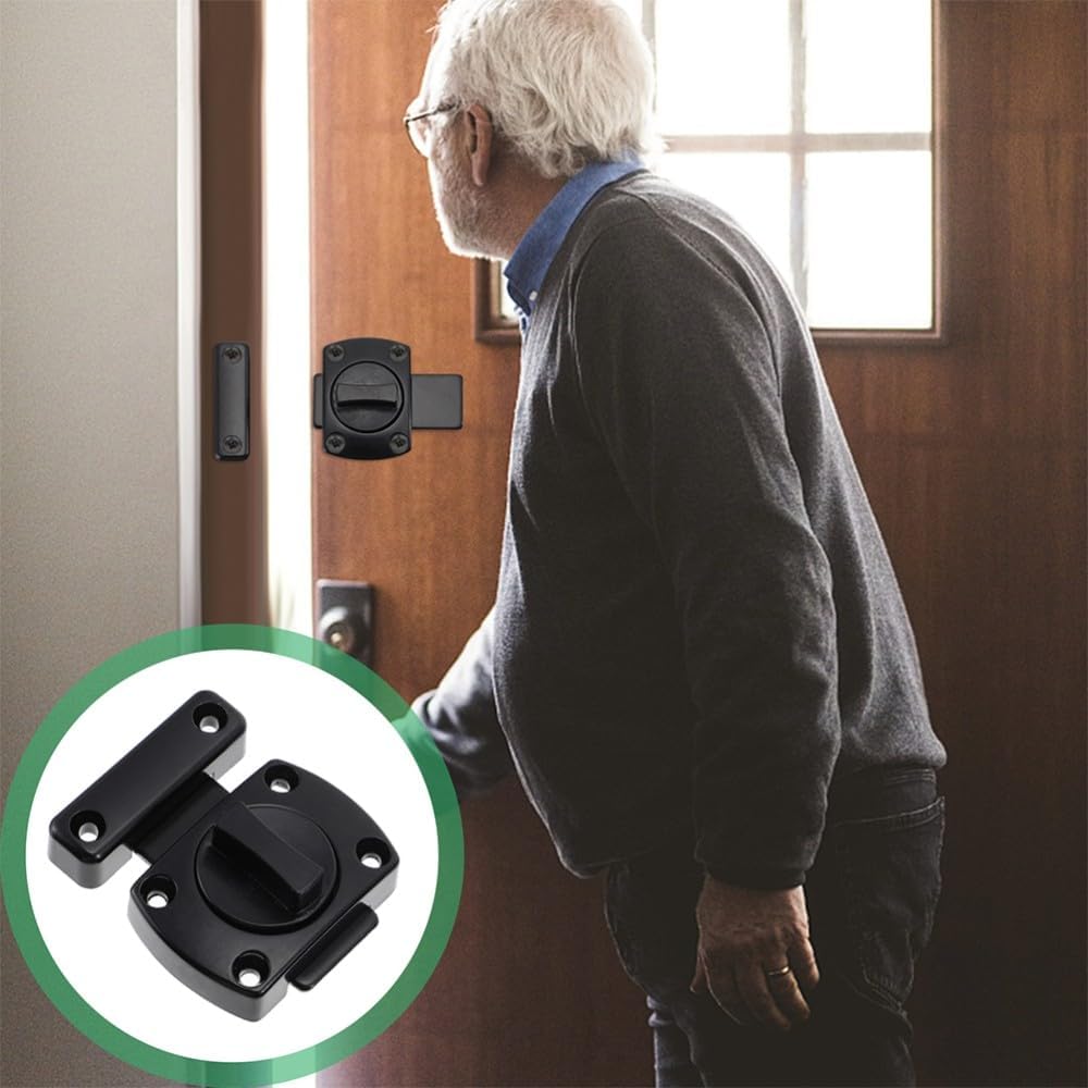 ya 26 10.21 baidi Door Lock Sliding Bolt Lock. Latch Locks Outside Security Latches Hardware