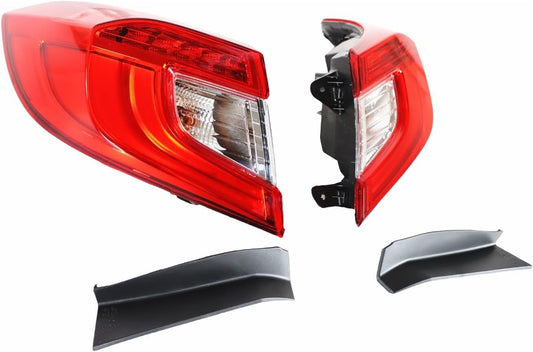 ya 4 8.10 Pair Tail Lights Tail Lamps For 2018-2022 for Honda for Accord HO2804118 HO2805118