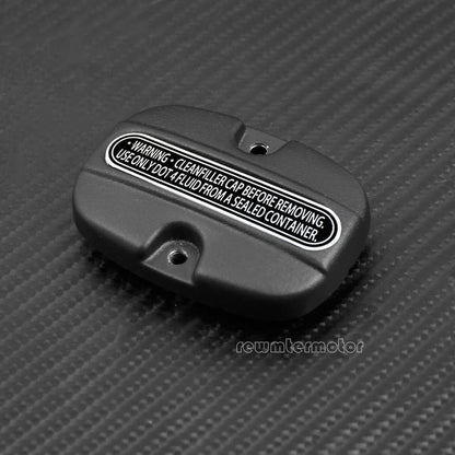 ya 28 10.13 zhengce Matte Rear Brake Master Cylinder Cover Fit for Harley Touring Road Glide 2