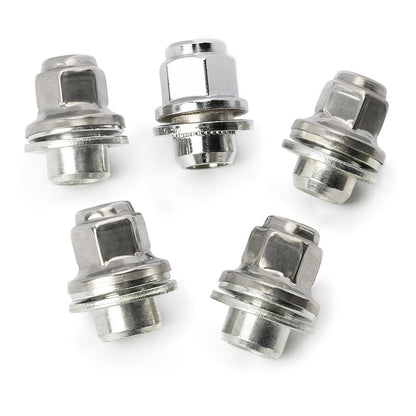 ya 10 9.16 baidi 5X Stainless Steel Lug Nuts Fit for Jaguar S-Type X-Type XJ XF C2C35294010 1999-2011