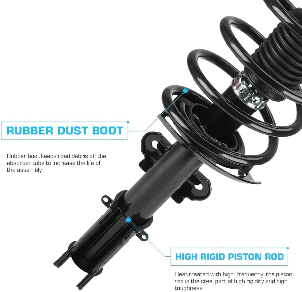 ya 10 9.16 baidi Pair Front Struts w/Coil Spring for Dodge Grand Caravan for Chrysler Town & Country