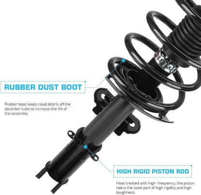 ya 10 9.16 baidi Pair Front Struts w/Coil Spring for Dodge Grand Caravan for Chrysler Town & Country