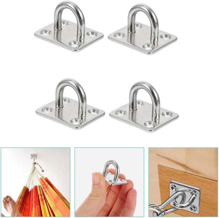 ya 26 10.21 baidi 4 Pcs Stainless Steel Hook U-Shaped Hooks for Ceiling Hanging Heavy Duty