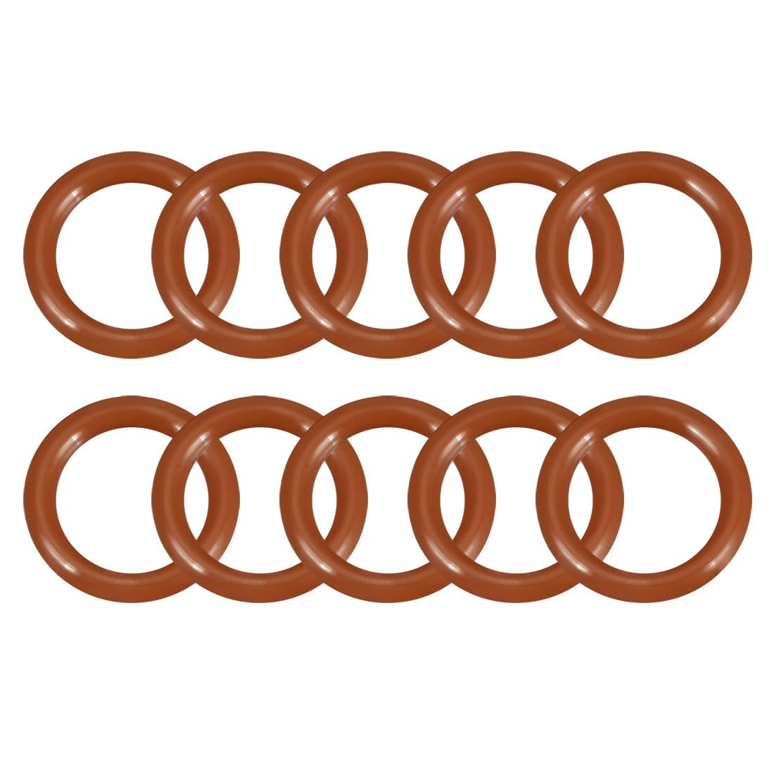 ya 13 9.15 baidi Silicone O-Ring 13mmx9mmx2mm VMQ Seal Rings Sealing Gasket Red 10PCS