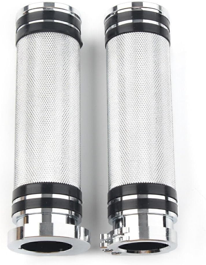 ya 4 8.24 baidi For Sportster Dyna Softail Touring V-Rod 1 Inch Chrome Handlebar Hand Grips