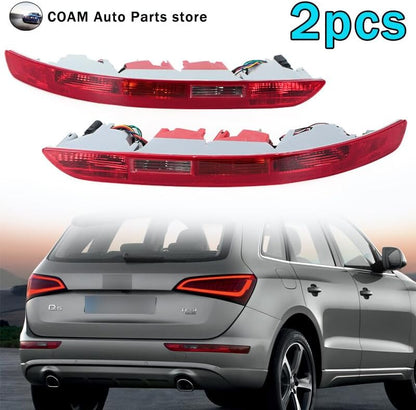 ya 4 8.14 2 Pack Rear Bumper Anti Brake Light Tail Light Suitable for Audi Q5 2009-2016