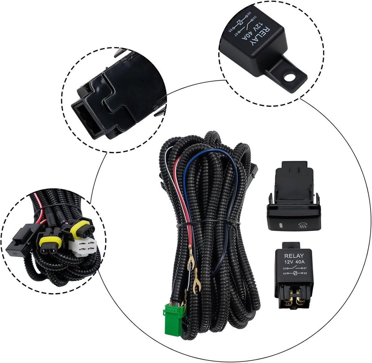 ya 13 9.15 baidi Seamless Compatibility Wiring Harness For Tacoma For Tundra Fog Lights