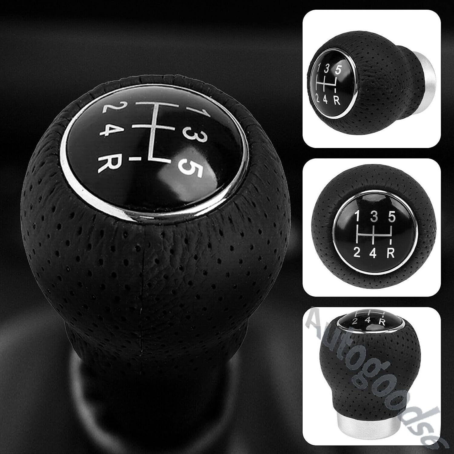 ya 4 8.24 baidi 5 Speed Black Car Shift Knob Gear Stick Shifter Leather for 1988-11 for Ford Ranger