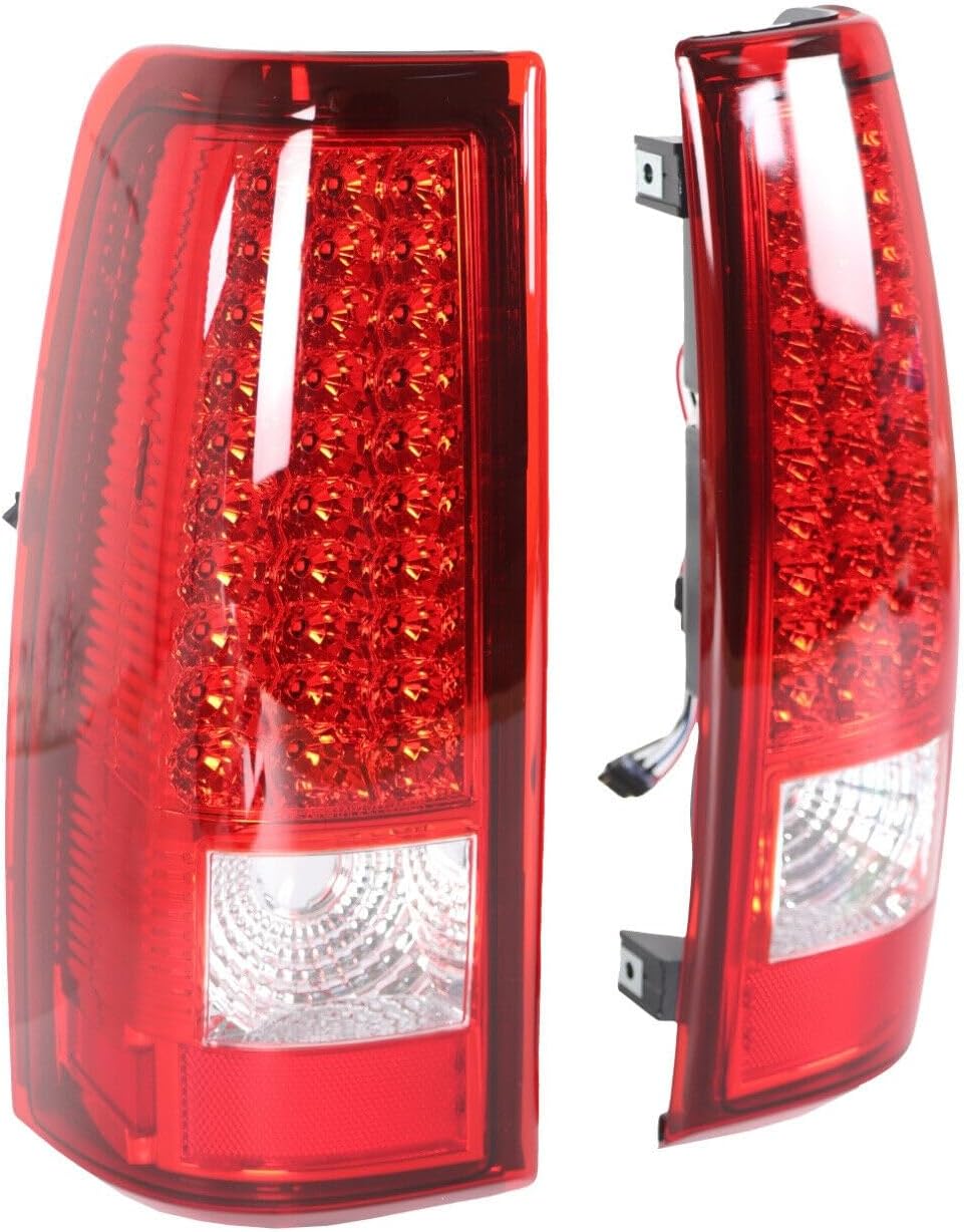 ya 10 9.16 zhengce For 03-06 for Chevy for Silverado 1500 2500 3500 Red LED Tube Tail Lights B