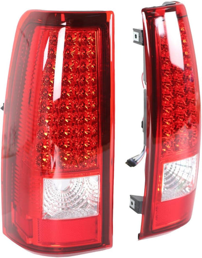 ya 10 9.16 zhengce For 03-06 for Chevy for Silverado 1500 2500 3500 Red LED Tube Tail Lights B
