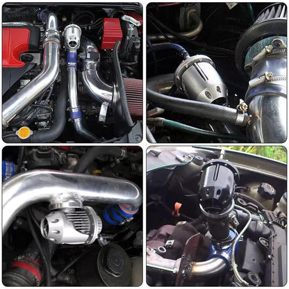 ya 4 8.24 baidi For HKS 2 SQV2 SSQV Aluminum Turbo Blow Off Valve w/Direct Fit Adapter Black