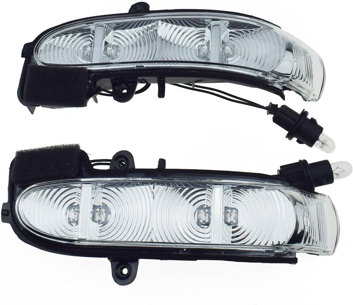 ya 4 8.10 2-pack left and right mirror turn signal lights for Mercedes-Benz E-Class W211 S211 2002-2006