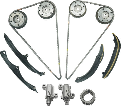 ya 9 10.24 Timing Chain Kit and VVT for 2017-2023 for Ford F150 Expedition for Lincoln for Navigator 3.5L