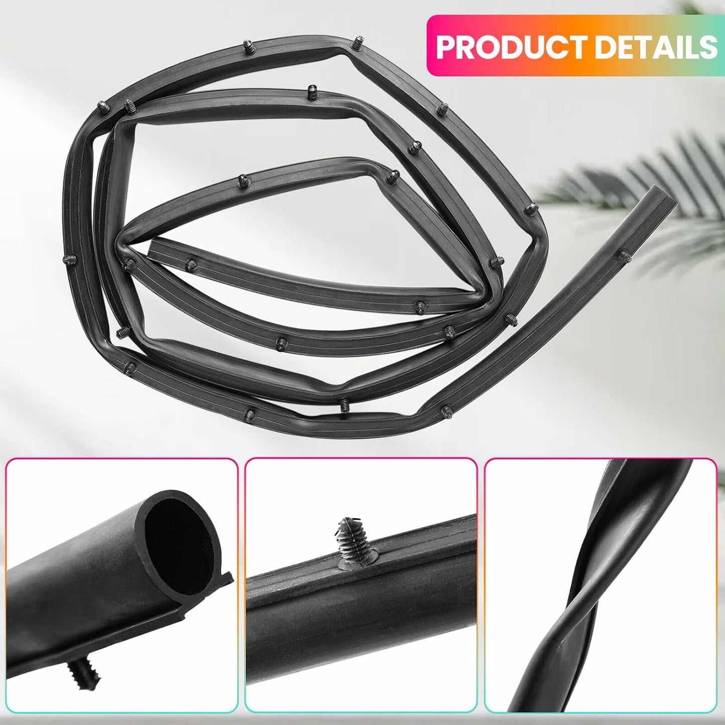ya 7 8.24 baidi Front Fascia Bumper Hood Seal for Jeep for Grand Cherokee for Dodge Durango 2011-2021