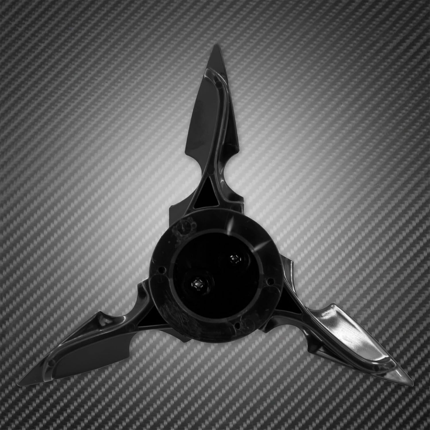 ya 7 8.24 baidi ABS Spun Blade Spinning Front Axle Cap Nut Cover Fit for Harley FLH XL 883 Dyna