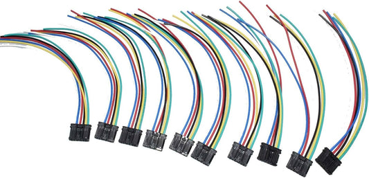 ya 4 8.14 Suitable for Peugeot 206 for Citroen C3 C4 10 pieces rear tail light woven wiring harness 1606248780