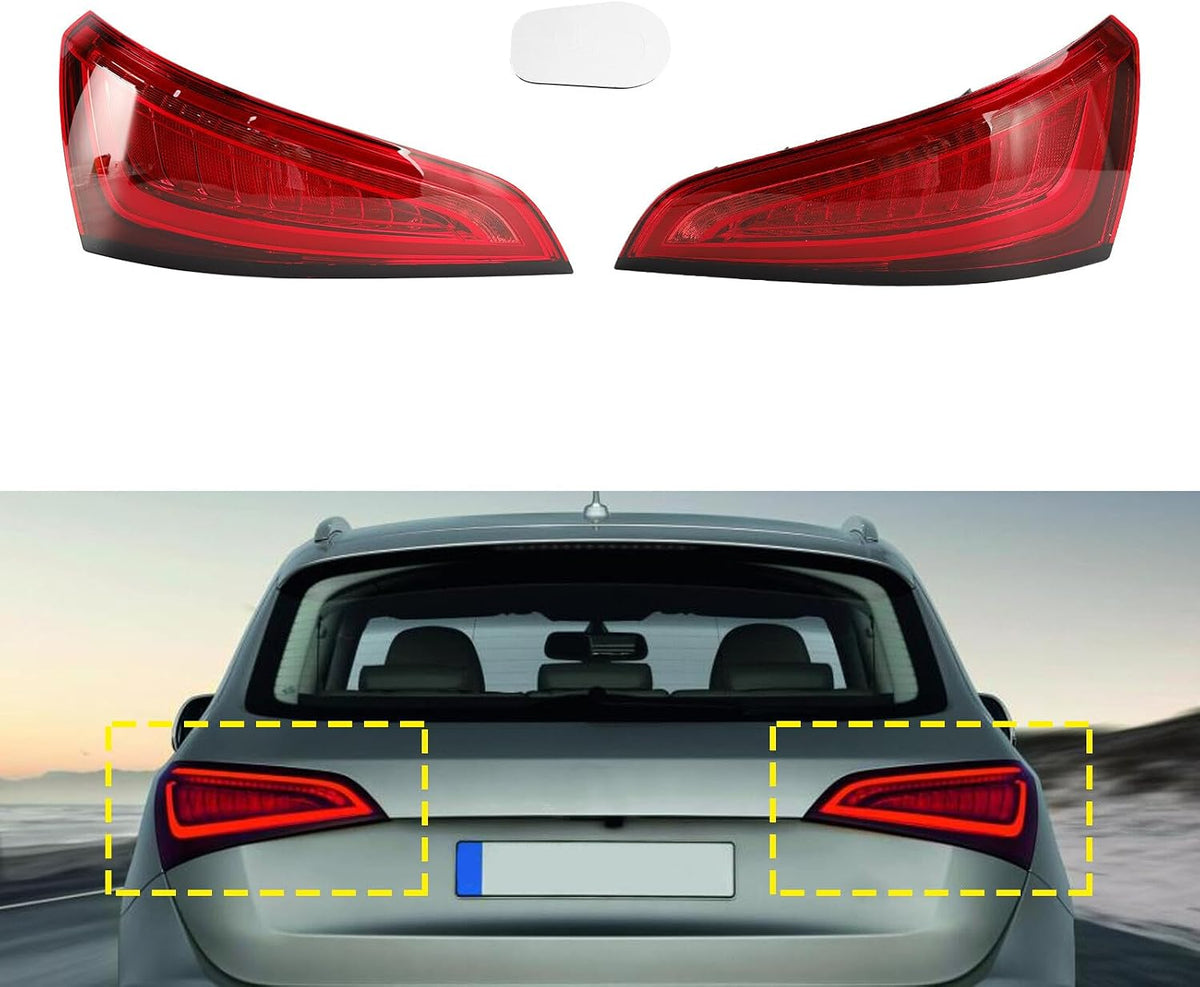 ya 10 9.16 zhengce L+R Pair Rear Tail Light Lamp 8R0945094C/93C LED Fits for Audi Q5 8R 2014~1