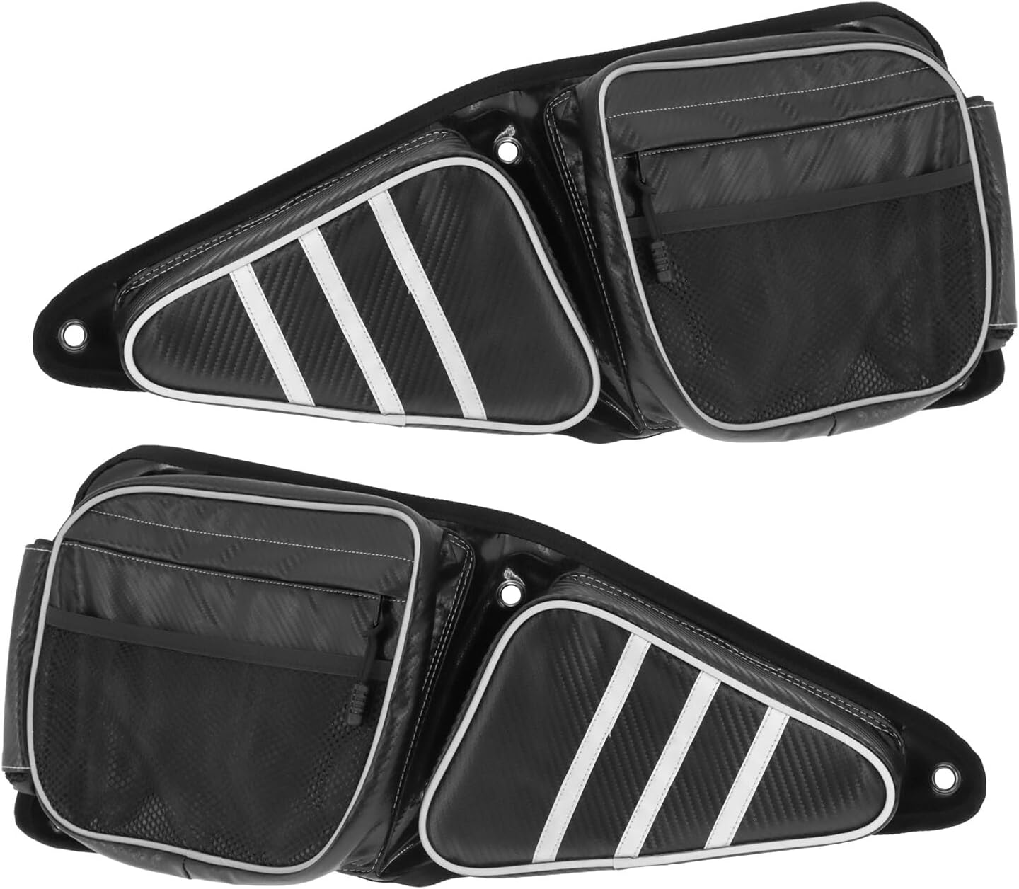 ya 7 8.24 baidi UTV Front Side Storage Door Bags w/Knee Pad for Polaris RZR XP 1000 900 Turbo S