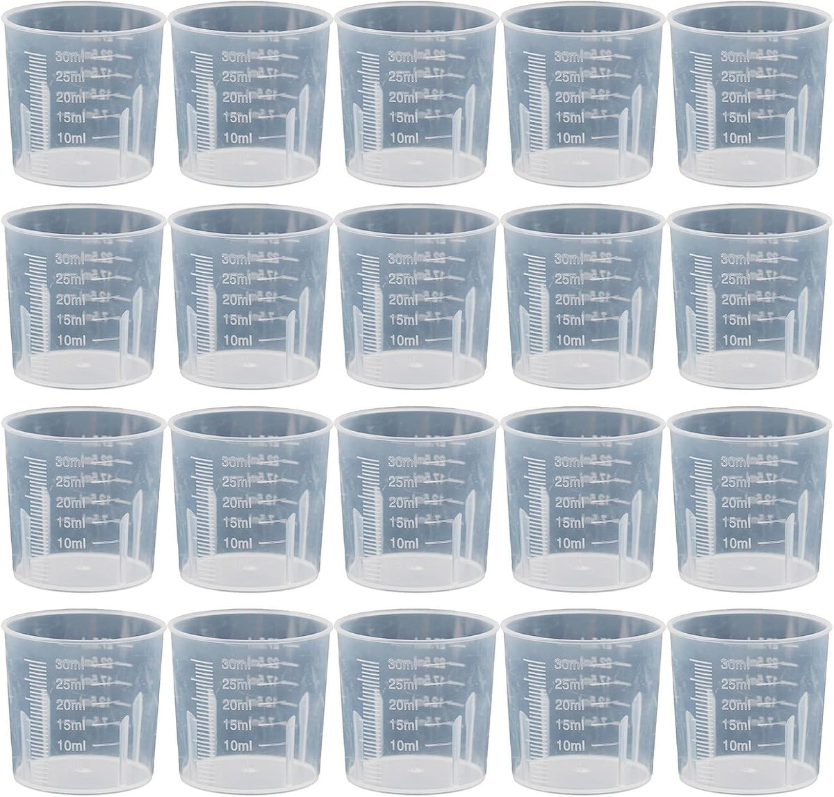 ya 14 9.20 baidi Measure C Scales Cup Light Weight Plastic Transparent 10ml/20ml/30ml-1