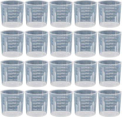 ya 14 9.20 baidi Measure C Scales Cup Light Weight Plastic Transparent 10ml/20ml/30ml-1
