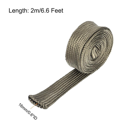ya 13 9.15 baidi 0.6 ID 6.6Ft Fuel Line Heat Shield Sleeve 800¡æ Titanium