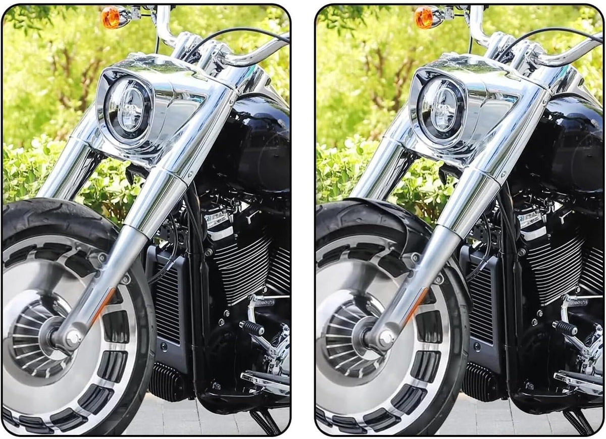 ya 28 10.13 zhengce Unpainted Front Short Fender Fit for Harley M8 Fatboy FLFBS 160 R18 Wheel