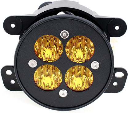 ya 7 8.24 baidi 2x Yellow LED Fog Light Kit for Jeep Cherokee for Wrangler JK JT for Dodge Journey 