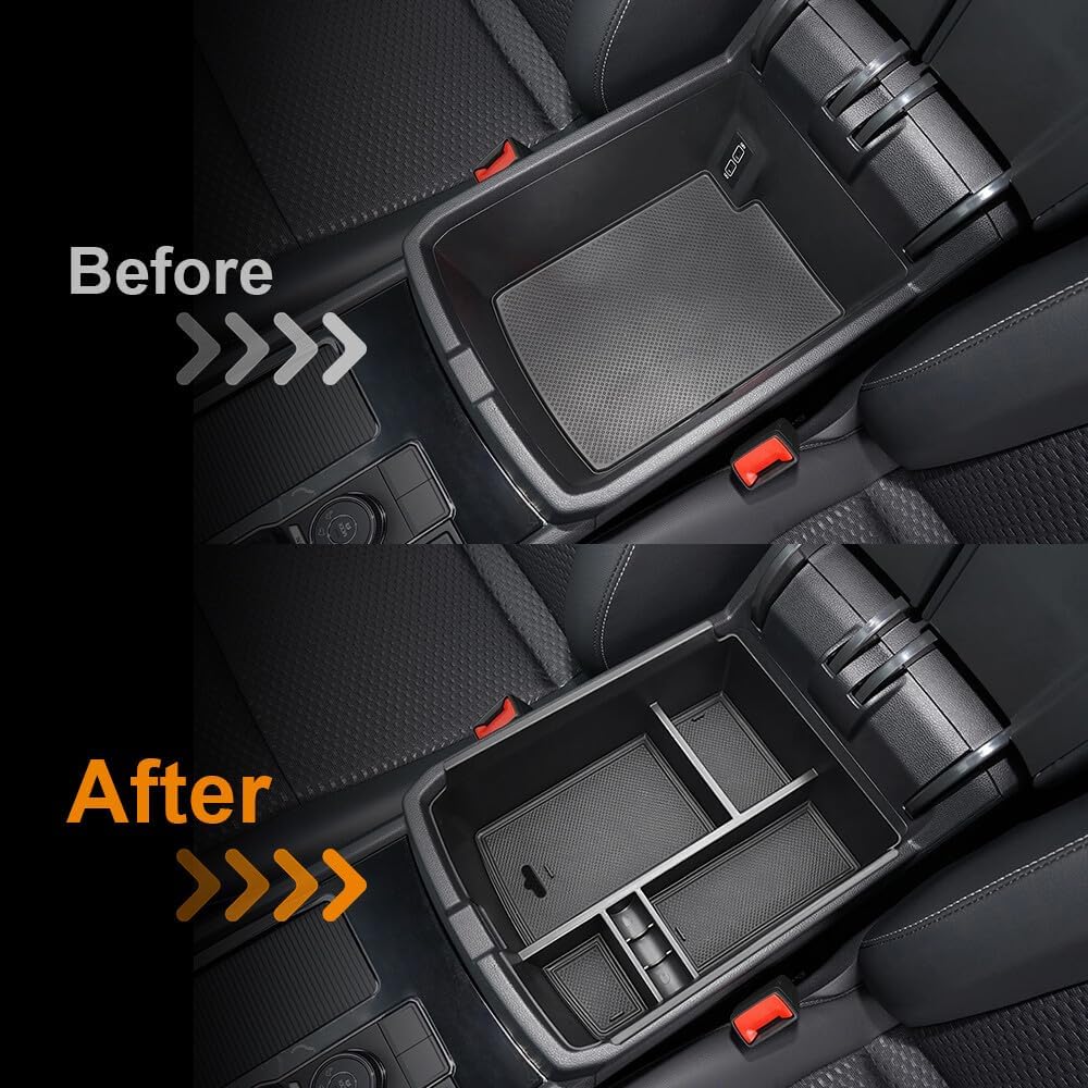 ya 4 8.24 baidi Fit 2018-2023 for VW Atlas Car Center Console Organizer Armrest Storage Box