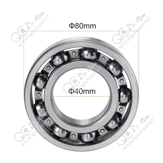 ya 16 10.20 baidi for 6208 Deep Groove Ball Bearings 40 * 80m*18mm Thick C3 Open Type Chrome Steel