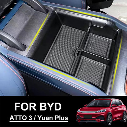ya 4 8.24 baidi for BYD ATTO 3 2022 2023 2024 Car Armrest Storage Box Center Console Tray Pallet