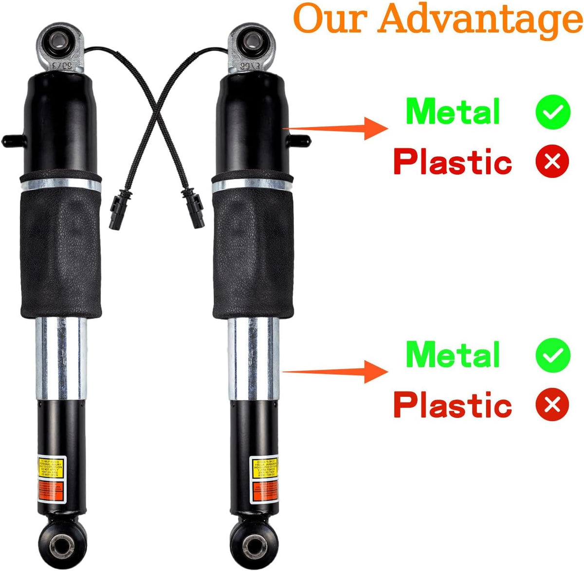 ya 10 9.16 baidi Front&Rear Air Shocks Struts Magnetic Ride Fit for Cadillac for Escalade for GMC for Yukon 07-20