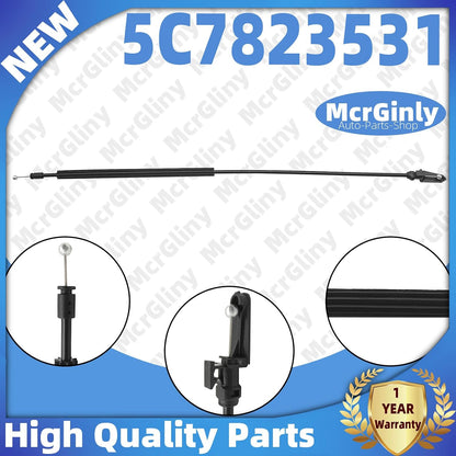 ya 11 9.14 baidiOE Hood Latch Release Cable 5C7823531 for VW for Jetta 2011 2012 2013 2014-2018