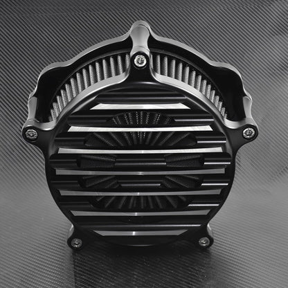ya 5 8.10 Chrome Stripe Air Cleaner Gray Air Filter Fit for Harley Sportster XL 2004-2023
