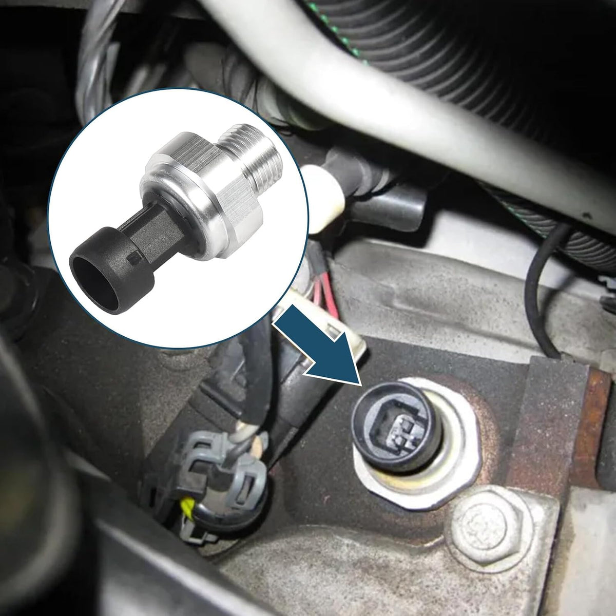 ya 9 10.24 Engine Oil Pressure Sensor Switch Compatible with for Chevrolet for GMC for Buick 2677836