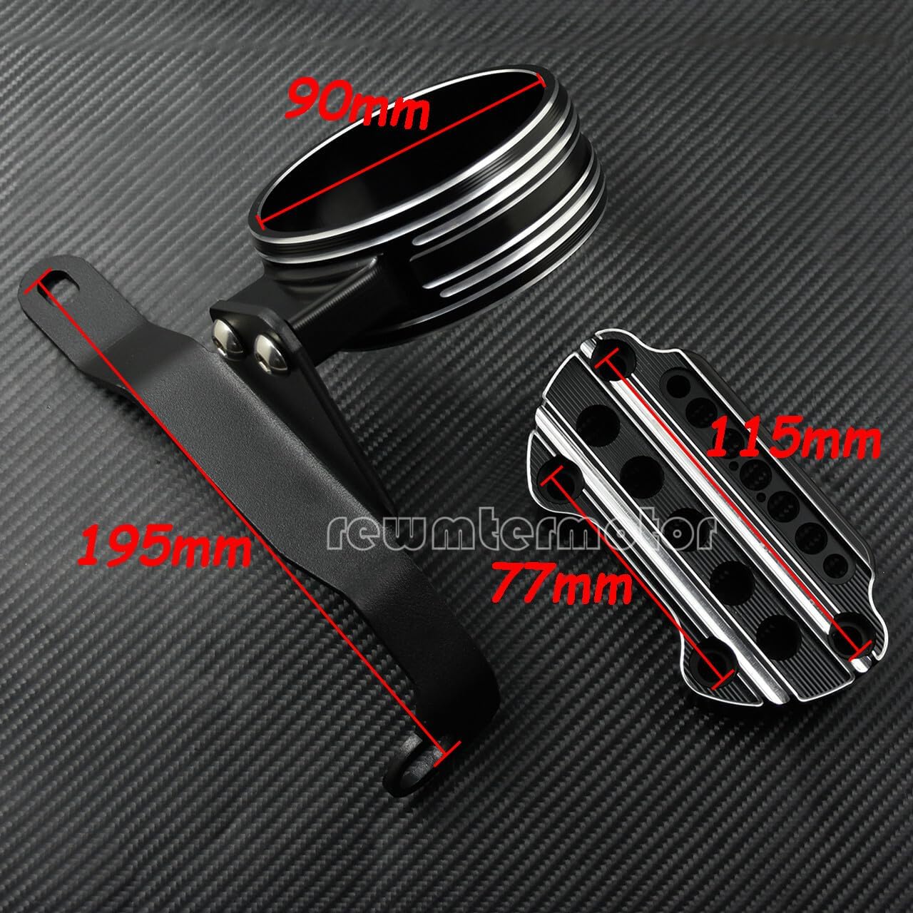 ya 4 8.24 baidi CNC Cut Side Speedometer Relocation Mount Bracket Fit for Sporster 883 2004-2018