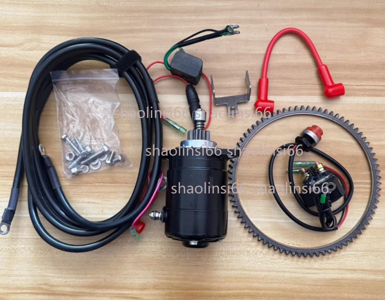 ya 2 8.15 1Set Outboard Motor Electric Start Kit For Tohatsu 2 Stroke 25/30HP