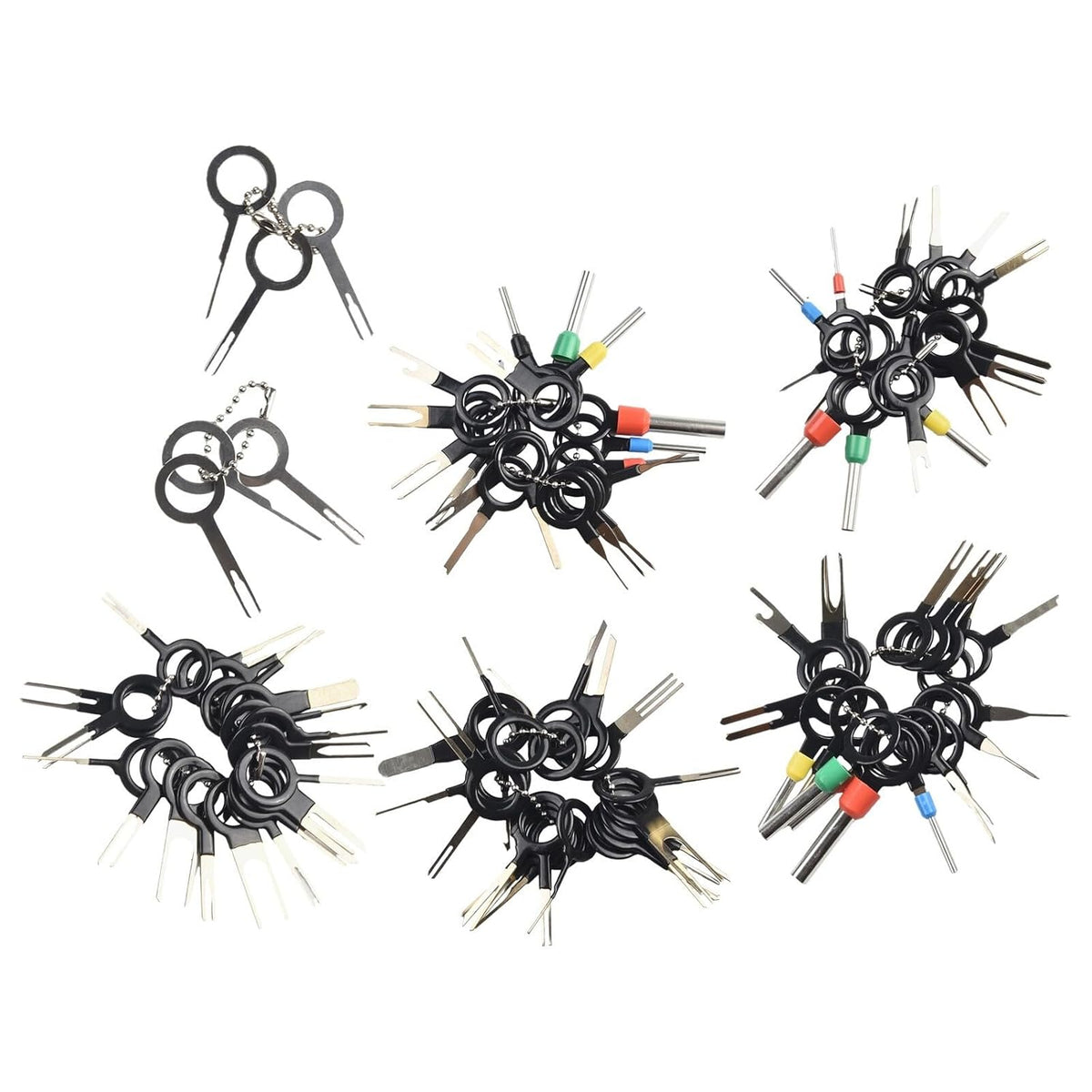 ya 13 9.15 baidi 100Pc Car Terminal Pin Extraction Tool Kit Wire Harness Connector Extractor Set