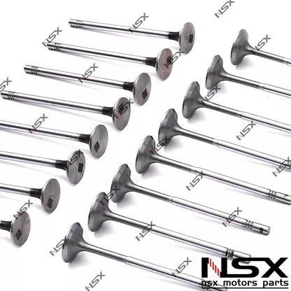 ya 4 8.24 baidi 16pcs Engine Valves for Mercedes-Benz C200 E250 EQ Boost W205 W213 M264 1.5L