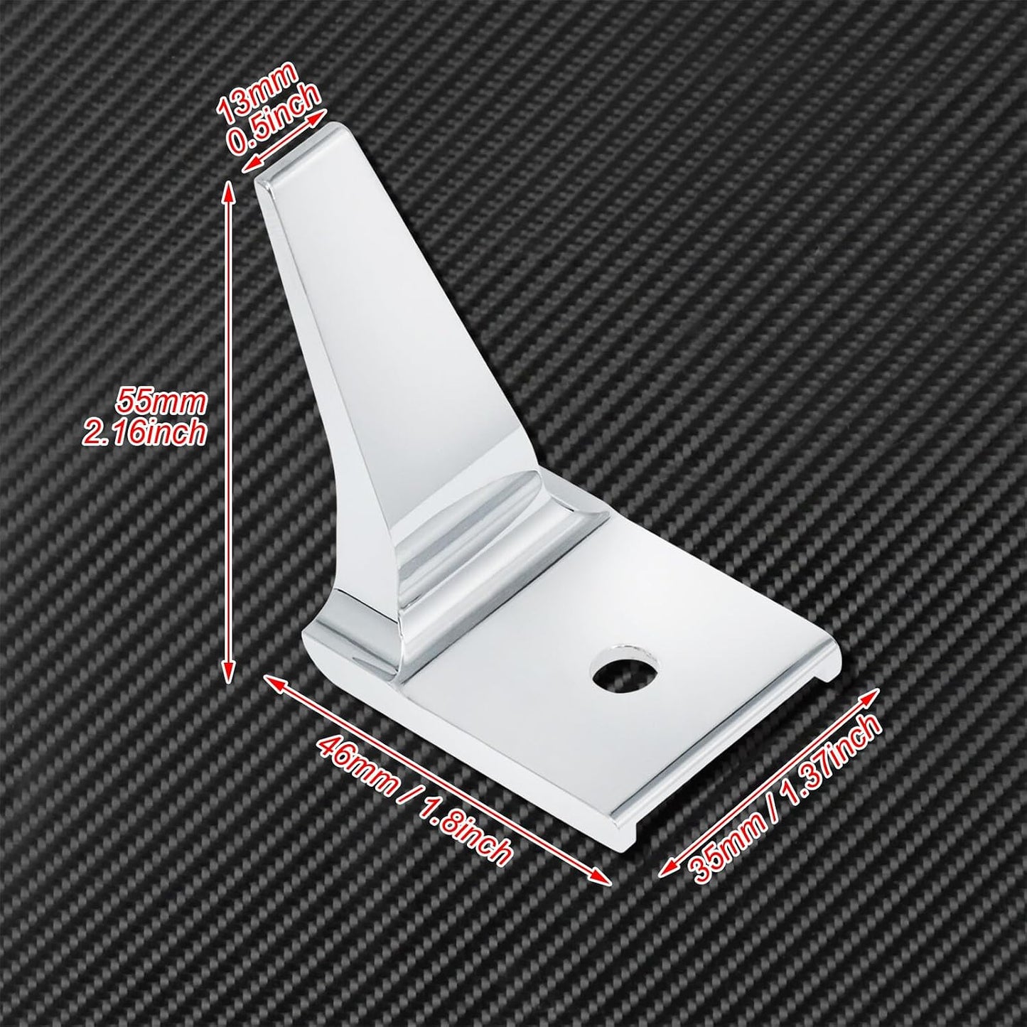 ya 2 8.15 Motorcycle Chrome Stand Kickstand Extension Fit for Harley Softail Fat Boy 07-17