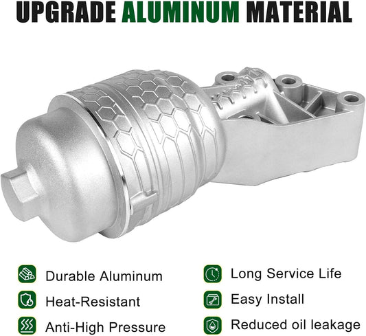 ya 15 10.19 zhengce Oil Filter Full Aluminum Housing kit for Kia for Sorento Sedona Cadenza 3.3