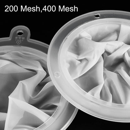 ya 14 9.20 baidi 2 in 1 Set 6.1 O.D. Food Filter Strainer Fine Mesh Filters Strainers White-1