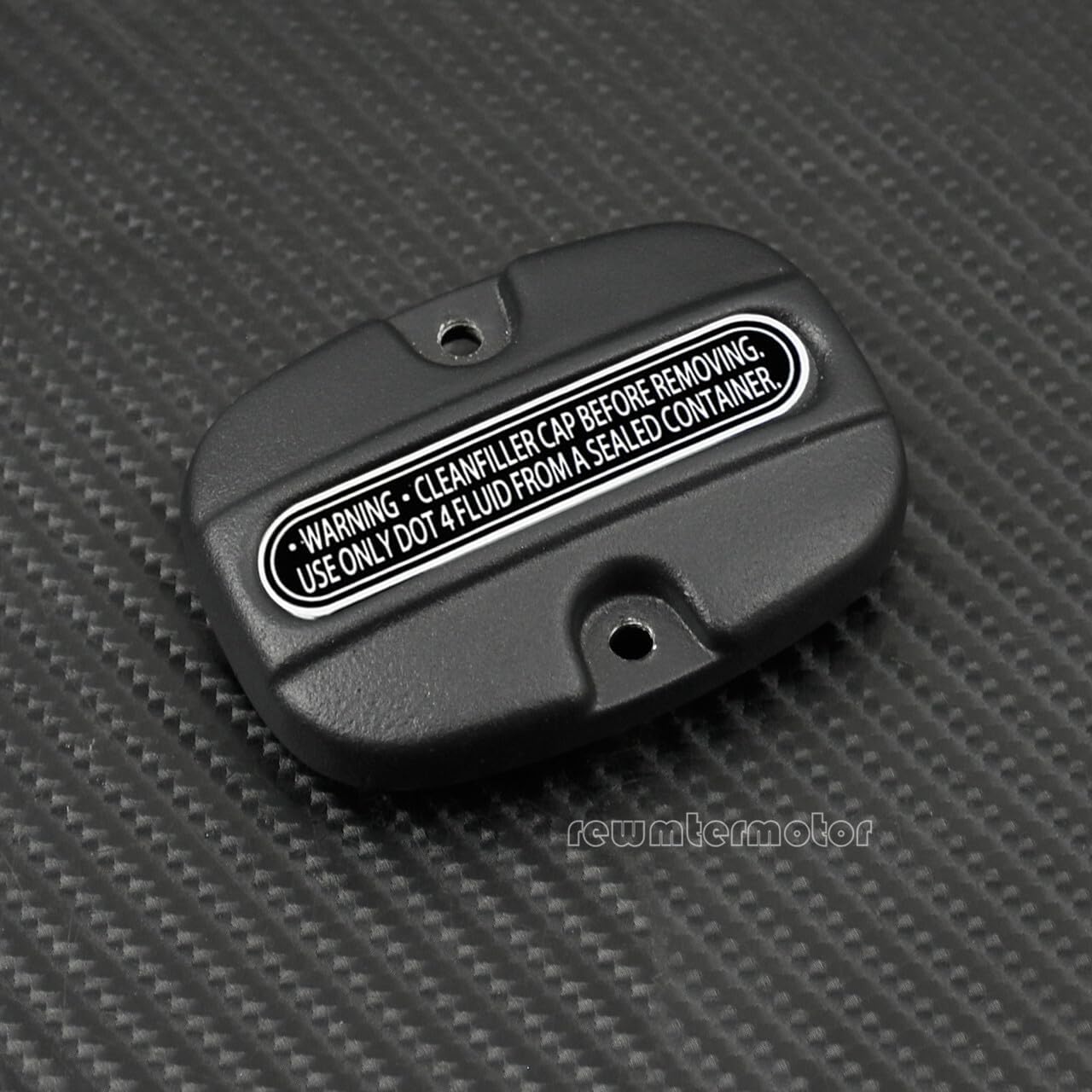 ya 6 8.24 baidi Matte Rear Brake Master Cylinder Cover Fit for Harley Touring Road Glide 2008-19