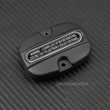 ya 6 8.24 baidi Matte Rear Brake Master Cylinder Cover Fit for Harley Touring Road Glide 2008-19